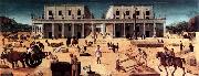 Piero di Cosimo The Building of a Palace oil painting on canvas